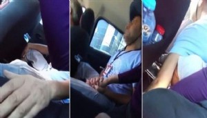 Direksiyon sınavında taciz iddiası! Görüntüler şok etti